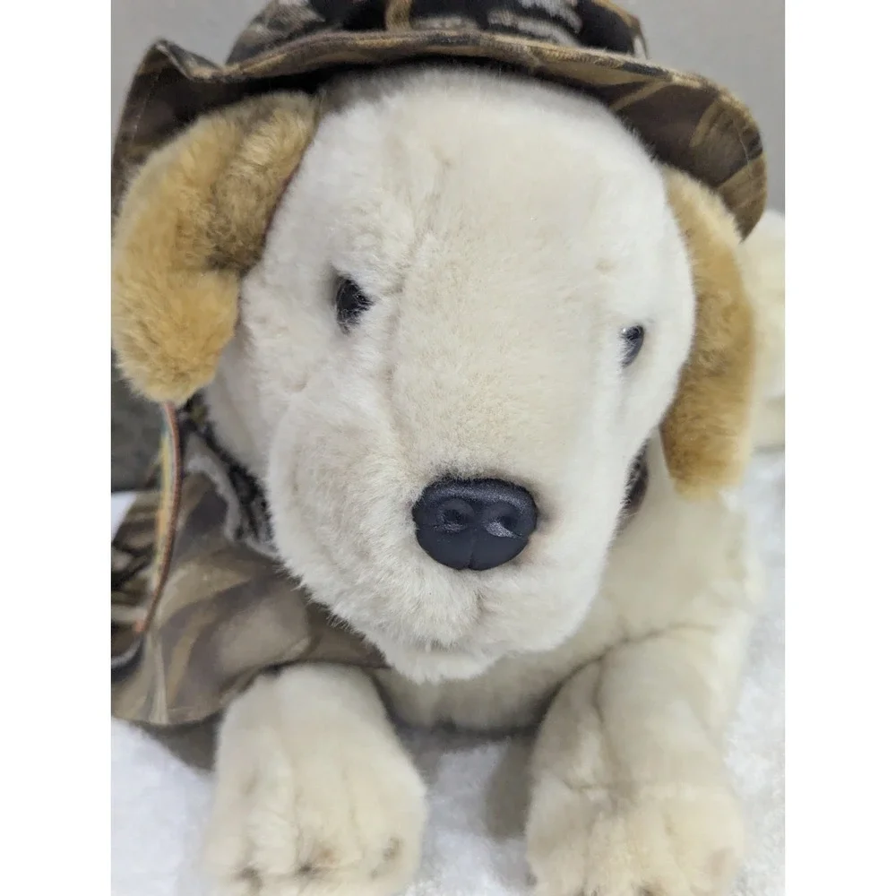 Ducks Unlimited Greenwing Mallard Labrador Retriever Dog Laying Plush Hunting
